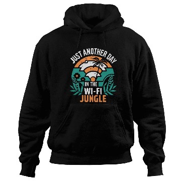 Discover Navigating the WIFI Jungle Hoodies