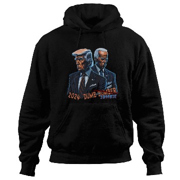 Discover Election 2024: Dumb or Dumber Ed. - Trump vs Biden Hoodies