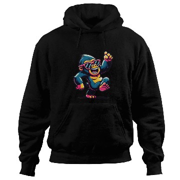 Discover Gorilla With Sunglasses Hoodies