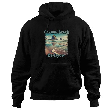Discover Cannon Beach, Oregon, USA - Relaxing Seaside Hoodies