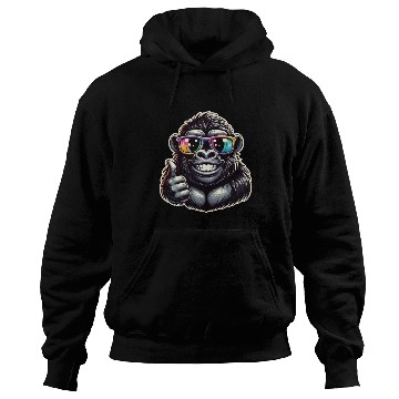 Discover Gorilla With Sunglasses Hoodies
