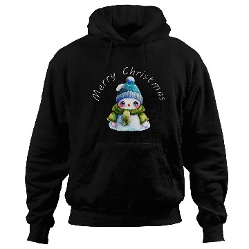 Discover Merry Christmas cute snowman Hoodies