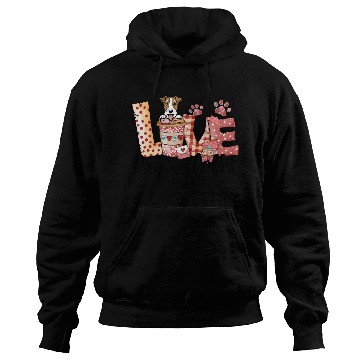 Discover Fox Terrier Dog Coffee Lover Dog Mom Valentines Da Hoodies