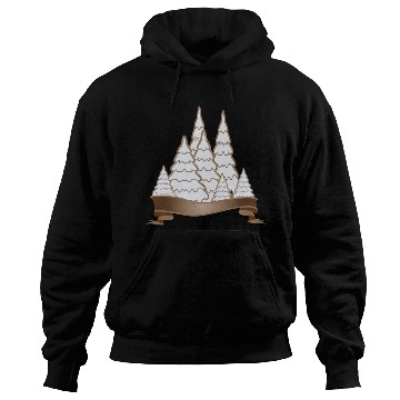 Discover beautiful gingerbread forest for Christmas Hoodies