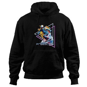 Discover Retro Freestyle Skiing Hoodies
