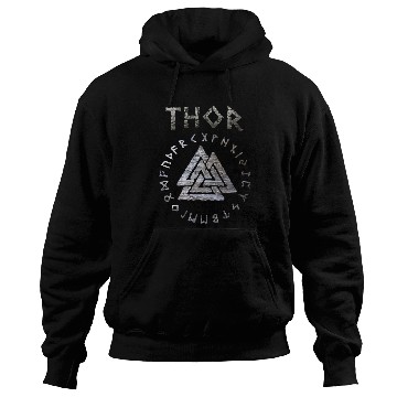 Discover Thor Mjolnir Valknut Vikings Runes Hoodies