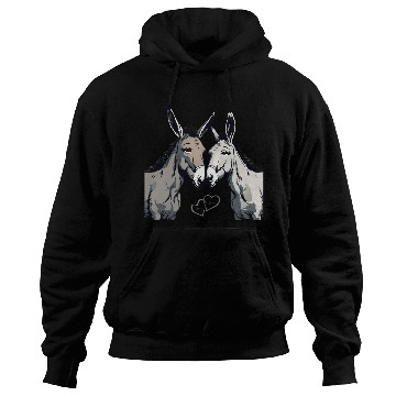 Discover Donkey Couple - You & I Hoodies