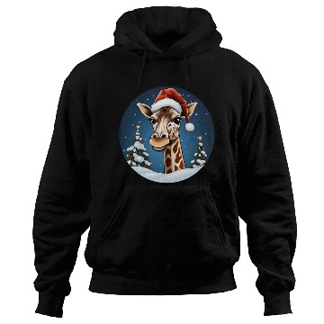 Discover Giraffe Christmas Hoodies