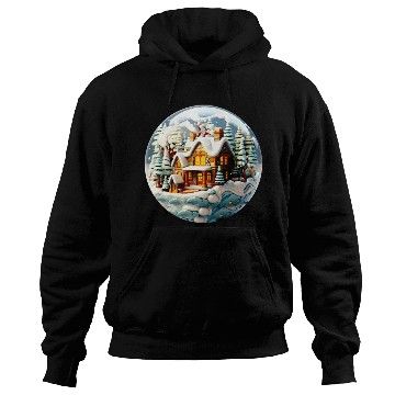 Discover Christmas Round Ornament Sublimation Hoodies