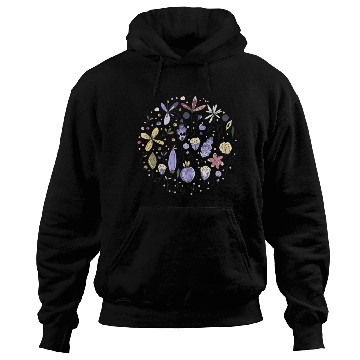 Discover White Natural Flower Hoodies