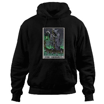 Discover The Hermit Tarot Card Gothic Halloween Grim Reaper Hoodies
