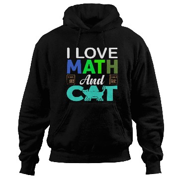 Discover I Love Math And Cats lover Hoodies