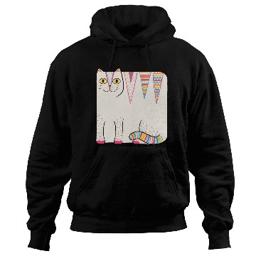 Discover White Loaf Cat Hoodies