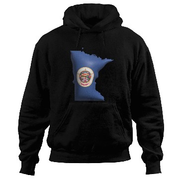Discover Minnesota - 3D Flag Map Hoodies