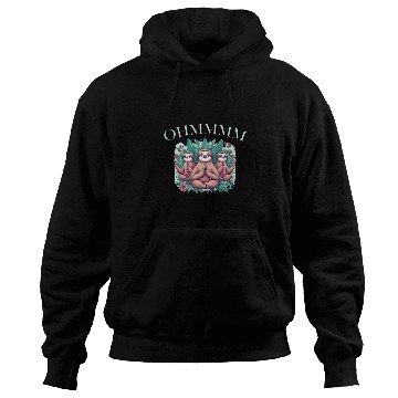Discover Lazy Meditation Relaxation Sloth Chillers Hoodies