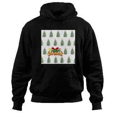 Discover Green Christmas Tree Pattern Hoodies
