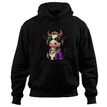 Discover Mardi Gras celebrating cow Hoodies