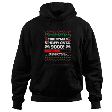 Discover Christmas Spirit: Over 9000! Please Wait Gambling Hoodies