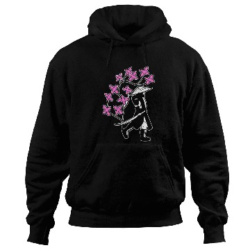 Discover Samurai Sakura Tree Chinese Warrior Gift Hoodies