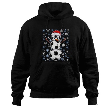 Discover Soccer Fan Snowman Snowflakes Winter Lover Hoodies