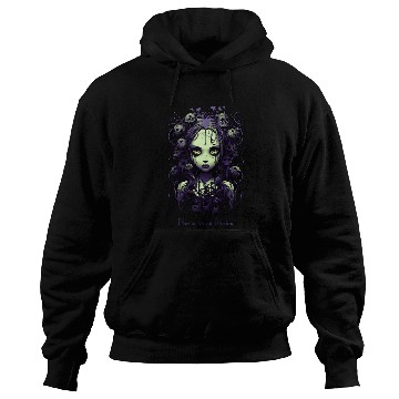 Discover Gothic Girl Saying Normal is an Illusion Hoodies