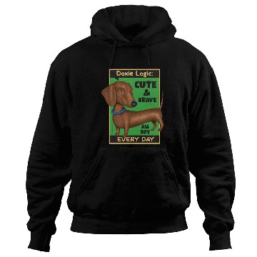 Discover Dachshund Logic Hoodies