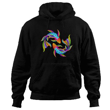 Discover Fish galaxy Hoodies