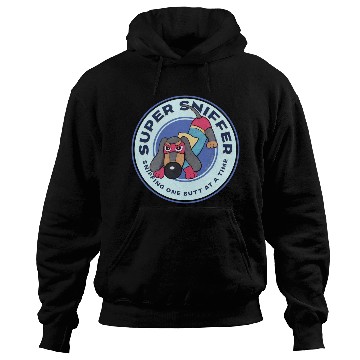 Discover Cute Funny Super Sniffer Dachshund Superhero Hoodies