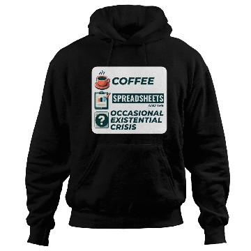 Discover Accountant Bookkeeping Coffee Spreadsheets Funny Hoodies