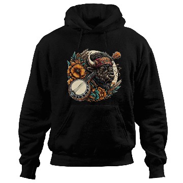 Discover Bison Banjo - Stylish Apparel for Music and Bison Hoodies