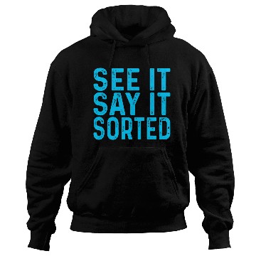 Discover see it say it sorted meme Hoodies