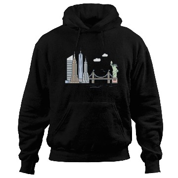 Discover New York City SKYLINE Hoodies