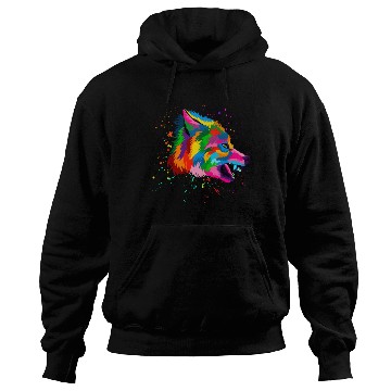 Discover Angry Wolf Head Hoodies