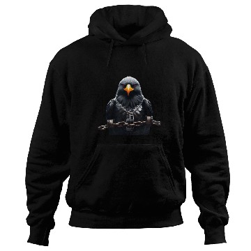 Discover Steel & Storm: Eagle Breaks Through Bars Hoodies