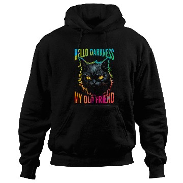 Discover Hello Darkness My Old Friend Hoodies
