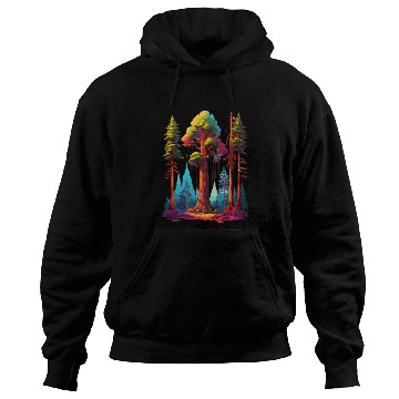 Discover Redwood Forest - For Nature Lovers Hoodies