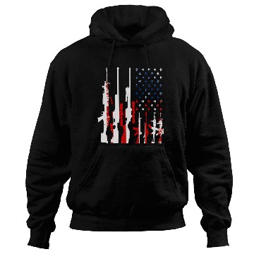 Discover Rifle gun flag Hoodies