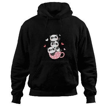 Discover Bear And Panda Couple Classic Hoodies