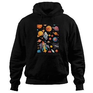 Discover Galactic Elegance: A Celestial Symphony Hoodies