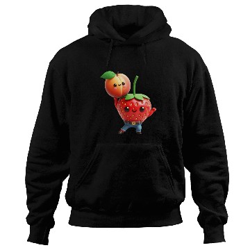 Discover Dancing strawberry with peach Hoodies