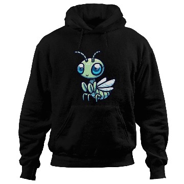 Discover Playful Mantis Cartoon Hoodies