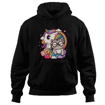 Discover cute cat and unicorn Hoodies