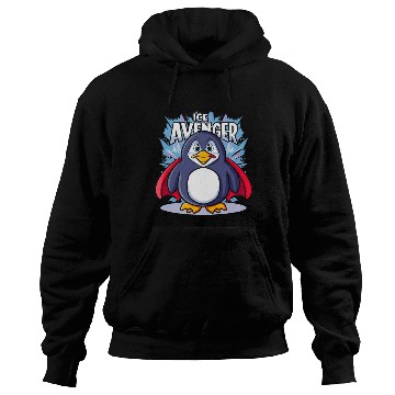 Discover Superhero Penguin: The Ice Avenger Hoodies
