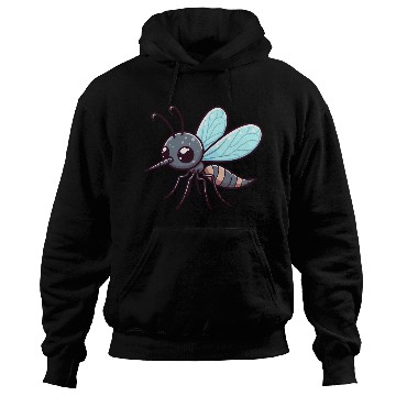 Discover Playful Mosquito Cartoon Hoodies