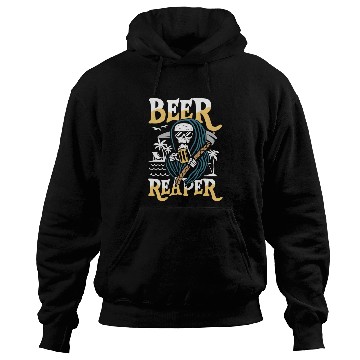 Discover Beer reaper | pub crawl drinking Hoodies