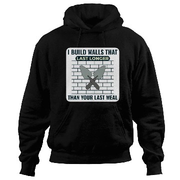 Discover Bricklayer Masonry Construction Job Wall Builder Hoodies