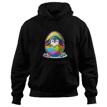 Discover Penguin hatches from colorful Easter egg Hoodies