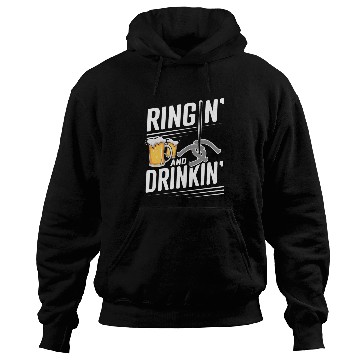 Discover Ringin And Drinkin Horseshoe Pitching Hoodies