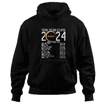Discover North America Tour 2024 Totality Solar Eclipse Hoodies