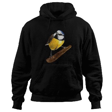 Discover Blue tit titmouse hand painted watercolor. Hoodies